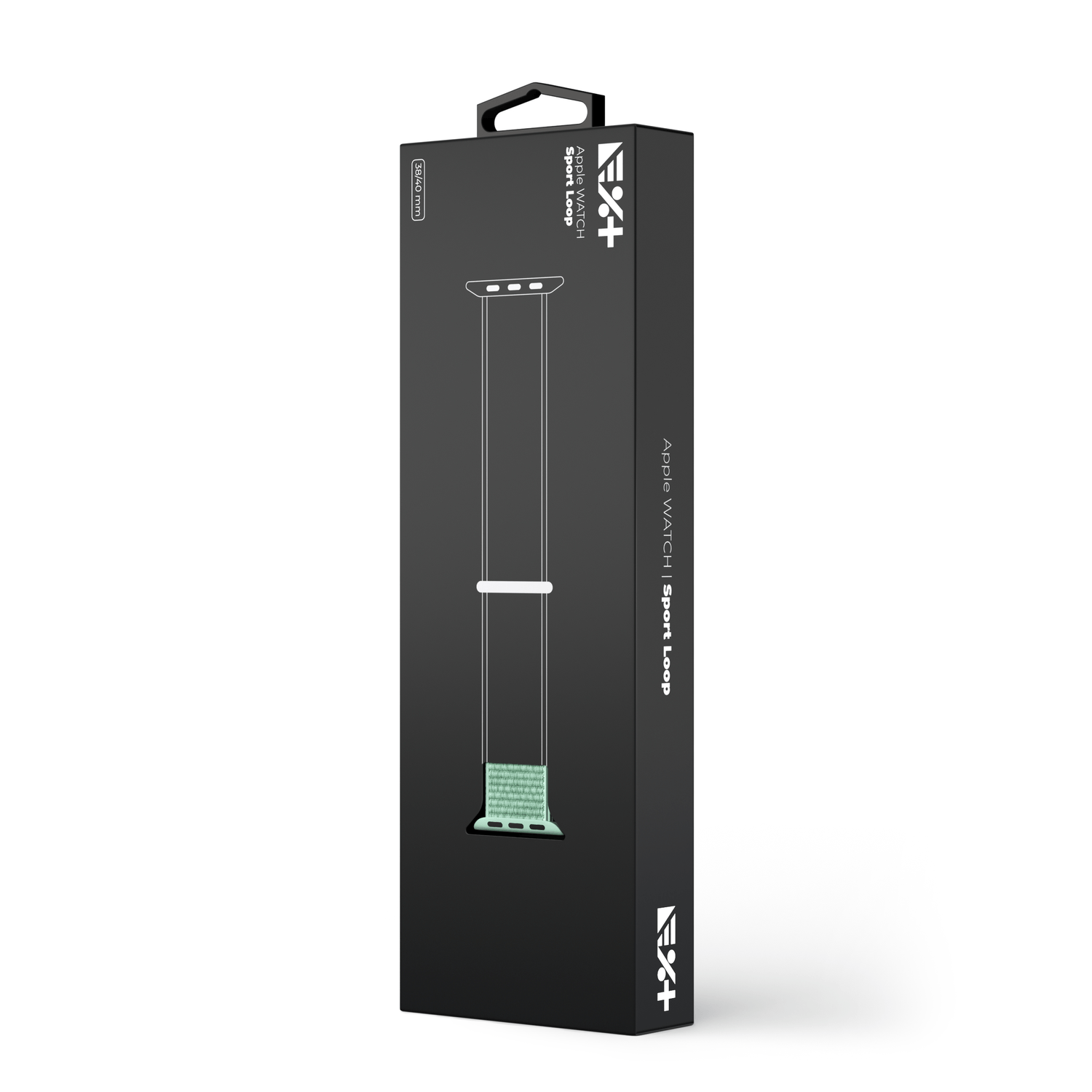 Curea NEXT ONE pentru Apple Watch Sport Loop, Marine Green 38/40/41mm fotografia produsului View 4 L