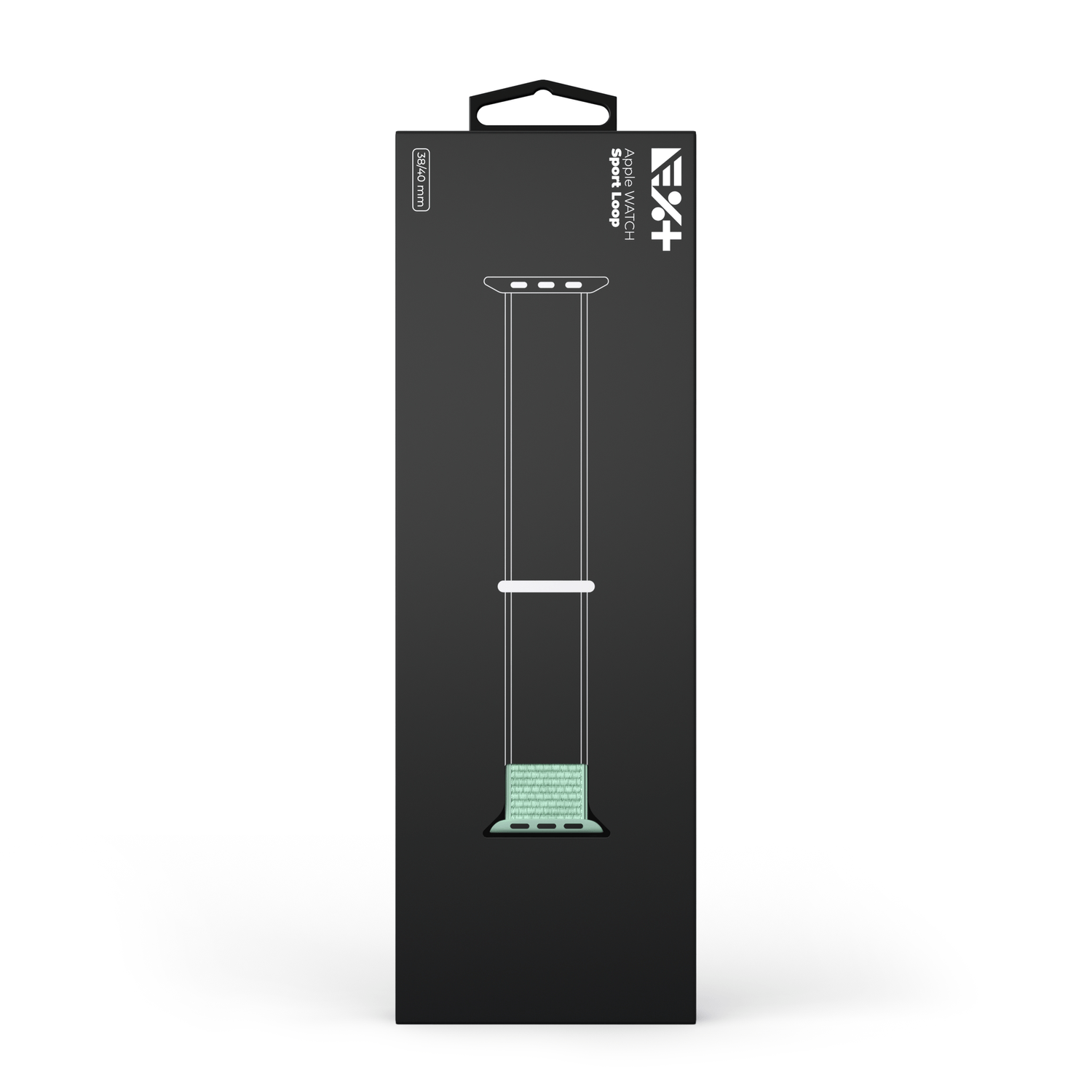 Curea NEXT ONE pentru Apple Watch Sport Loop, Marine Green 38/40/41mm fotografia produsului View 5 L