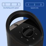 HOMCOM Ventilator tip Coloana Turn 3 Viteze Oscilatie 70&deg; si Maner fotografia produsului View 7 S