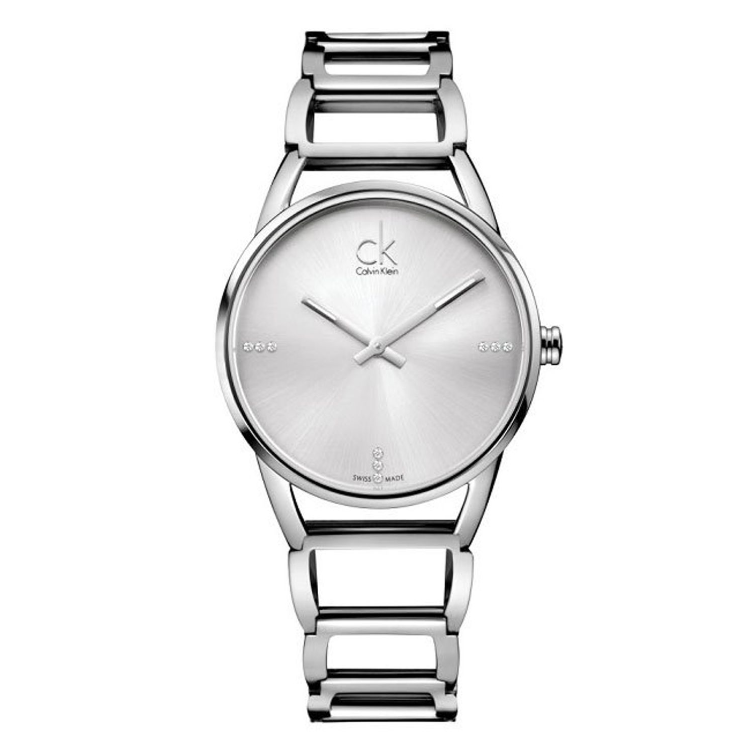 Ceas Dama, CALVIN KLEIN STATELY - 9 Diamonds K3G2312W fotografia produsului