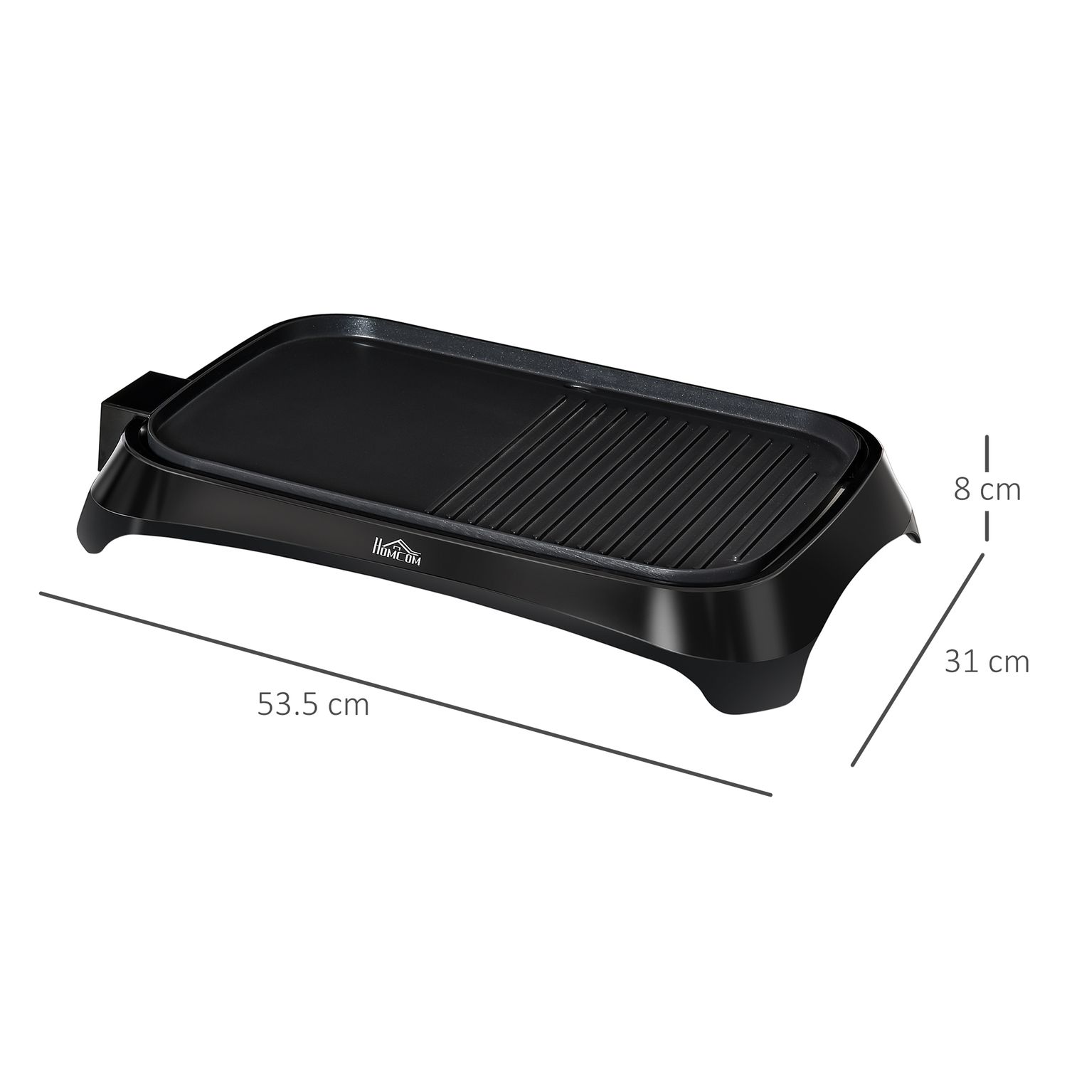 HomCom gratar electric antiaderent,1600W fotografia produsului View 2 L