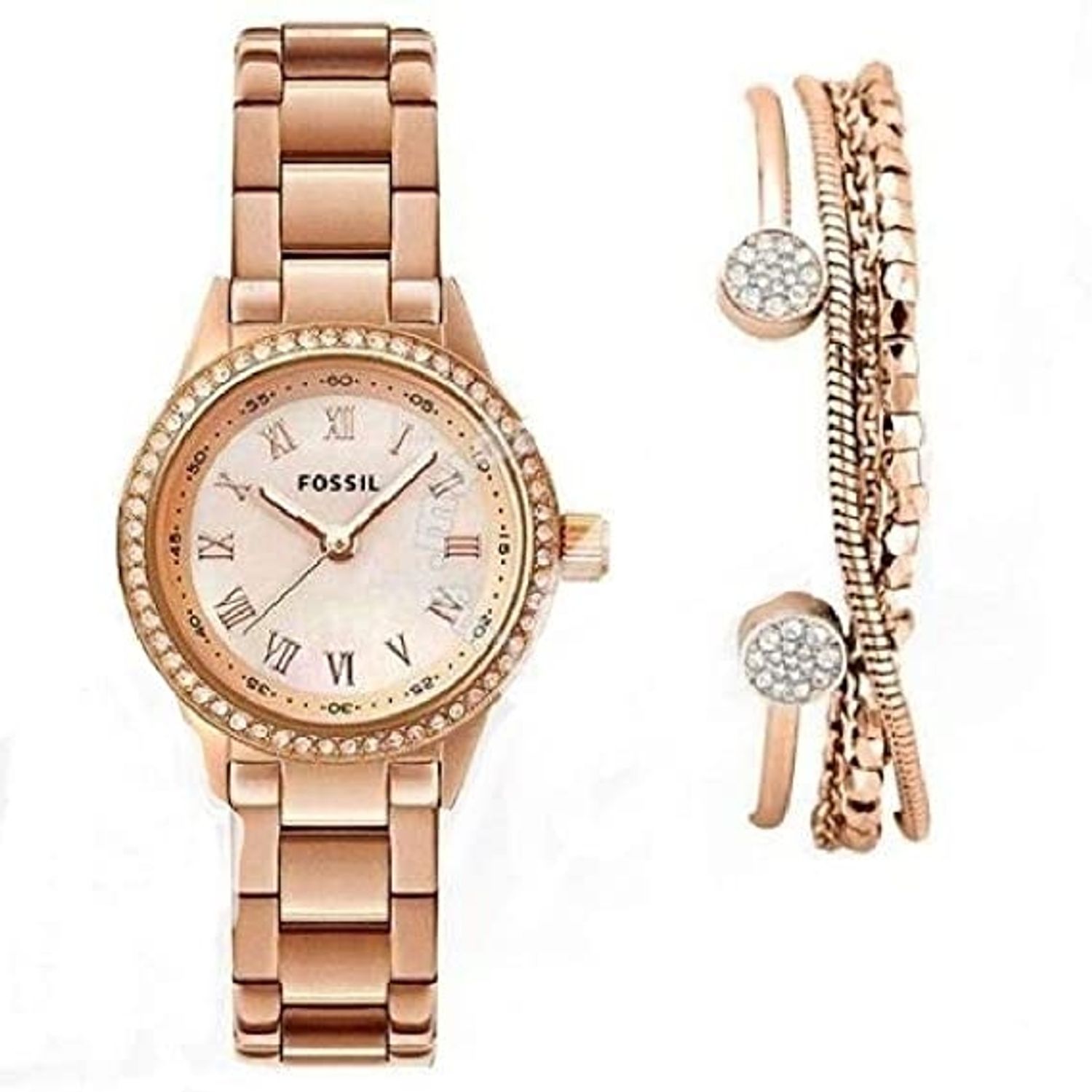 Ceas Dama, Fossil, Blythe Special Pack + Bracelet BQ3148SET fotografia produsului
