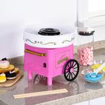 HomCom Aparat pentru Vata de Zahar&nbsp; din Plastic Roz fotografia produsului