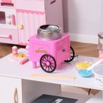 HomCom Aparat pentru Vata de Zahar&nbsp; din Plastic Roz fotografia produsului View 3 S