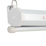 Homcom ecran de proiectare pentru perete 244x183cm, alb fotografia produsului View 3 S