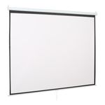 Homcom ecran de proiectare pentru perete 244x183cm, alb fotografia produsului View 7 S