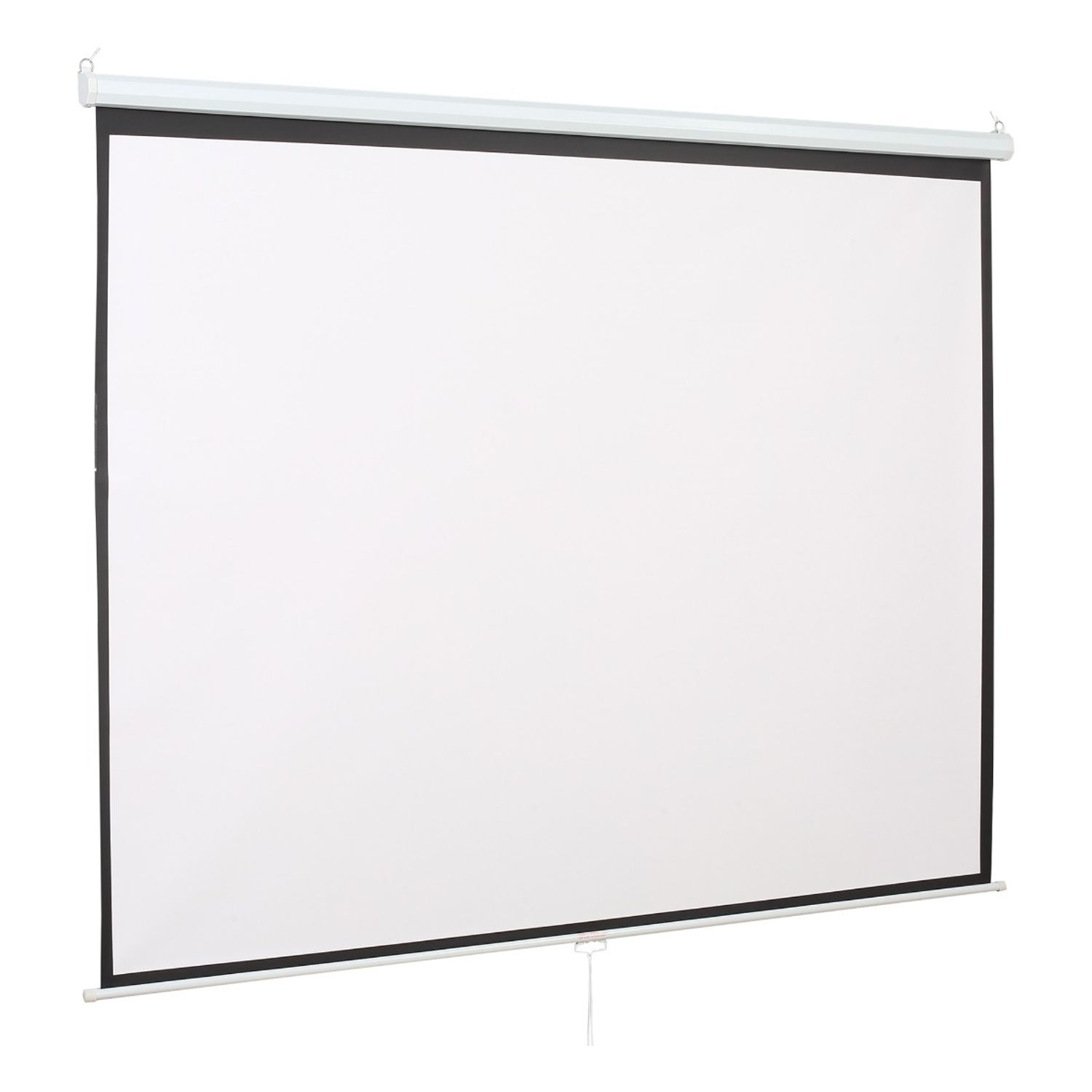 Homcom ecran de proiectare pentru perete 244x183cm, alb fotografia produsului View 7 L