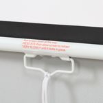 Homcom ecran de proiectare pentru perete 244x183cm, alb fotografia produsului View 8 S