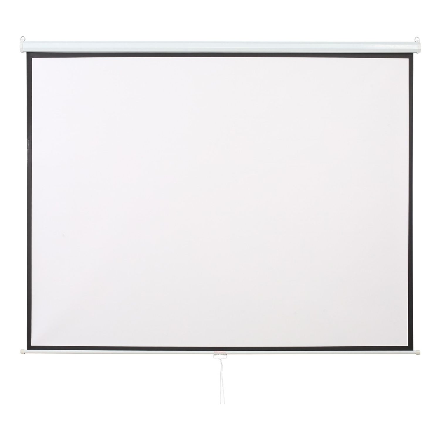 Homcom ecran de proiectare pentru perete 244x183cm, alb fotografia produsului