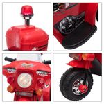 HomCom motocicleta electrica pentru copii 18-36 luni, rosie fotografia produsului View 5 S