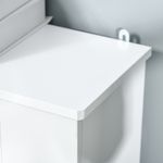 HOMCOM, masca pentru radiator, 78x19x81cm, alb fotografia produsului View 7 S