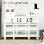 HOMCOM Masca pentru Calorifer Latime Reglabila si Raft din MDF si Lemn fotografia produsului View 8 S
