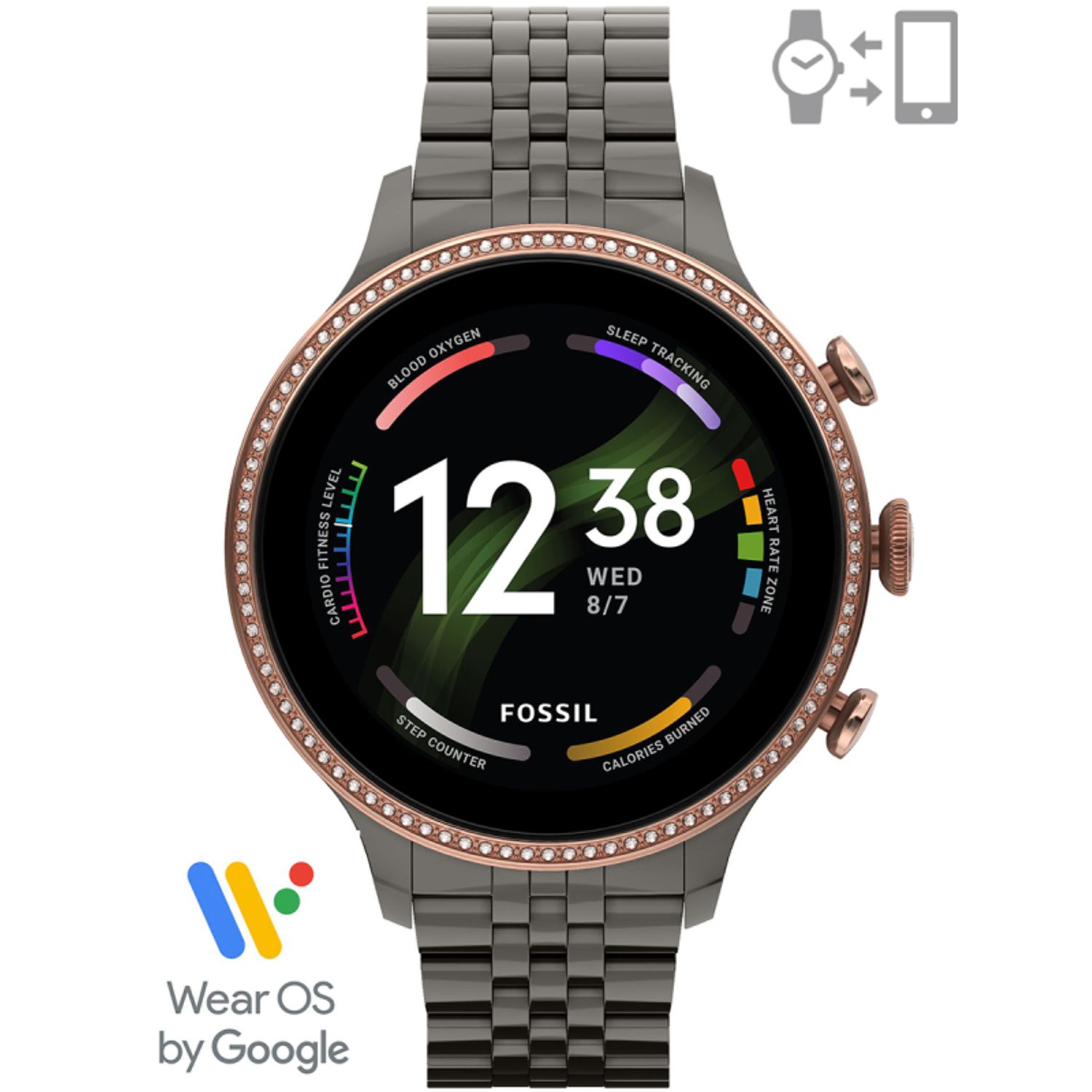 Ceas Smartwatch Dama, Fossil, Gen 6 FTW6078 fotografia produsului