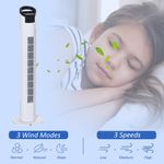 HOMCOM Ventilator tip Coloana cu Telecomanda Oscilatie 3 Functii 3 Viteze fotografia produsului View 5 S