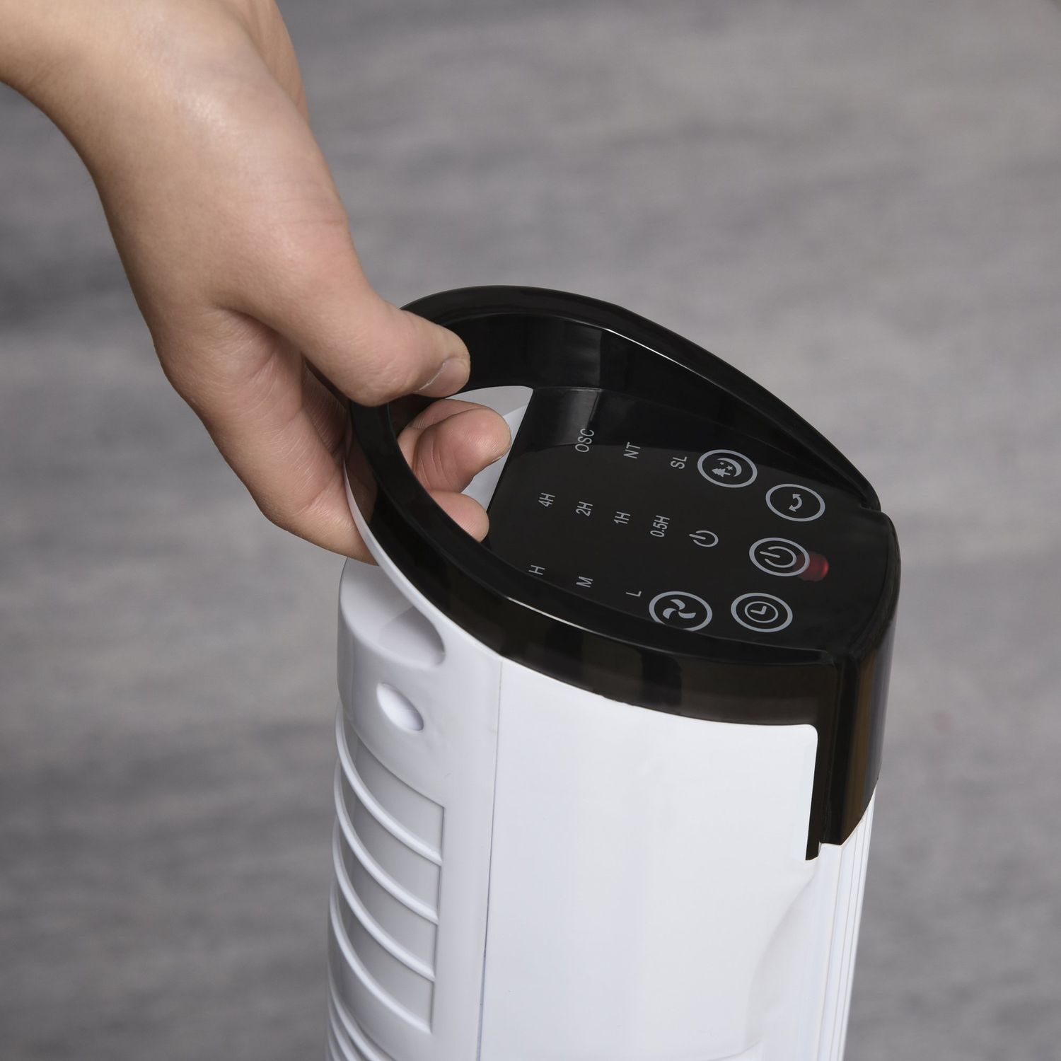 HOMCOM Ventilator tip Coloana cu Telecomanda Oscilatie 3 Functii 3 Viteze fotografia produsului View 6 L