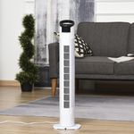 HOMCOM Ventilator tip Coloana cu Telecomanda Oscilatie 3 Functii 3 Viteze fotografia produsului