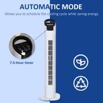 HOMCOM Ventilator tip Coloana cu Telecomanda Oscilatie 3 Functii 3 Viteze fotografia produsului View 8 S
