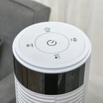 HOMCOM Ventilator Coloana cu 3 Viteze si 4 Moduri, Timer de12h, Panou LED si Telecomanda, Alb fotografia produsului View 6 S
