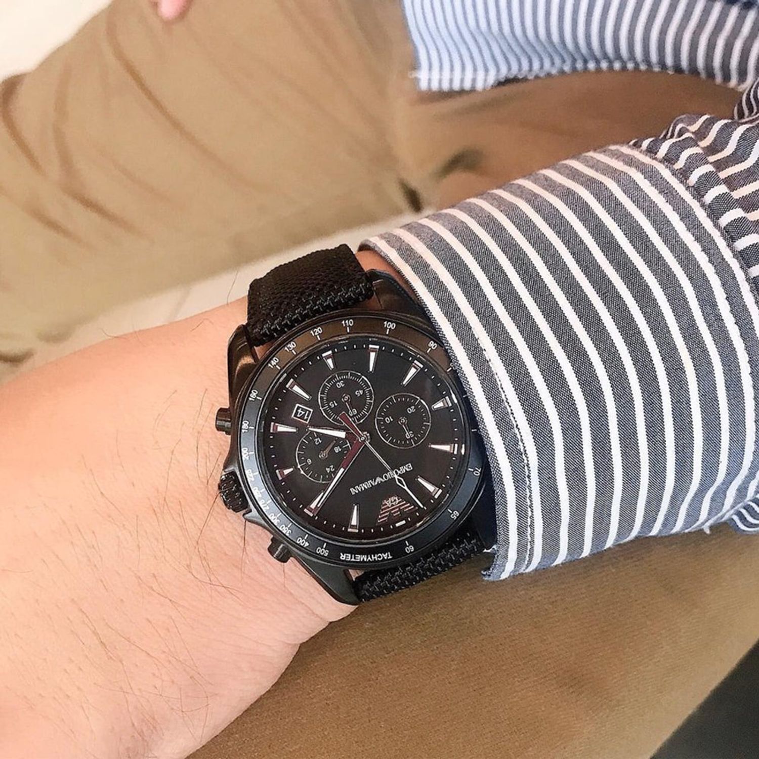 Ceas Barbati, EMPORIO ARMANI, Chronograph AR6131 fotografia produsului View 2 L