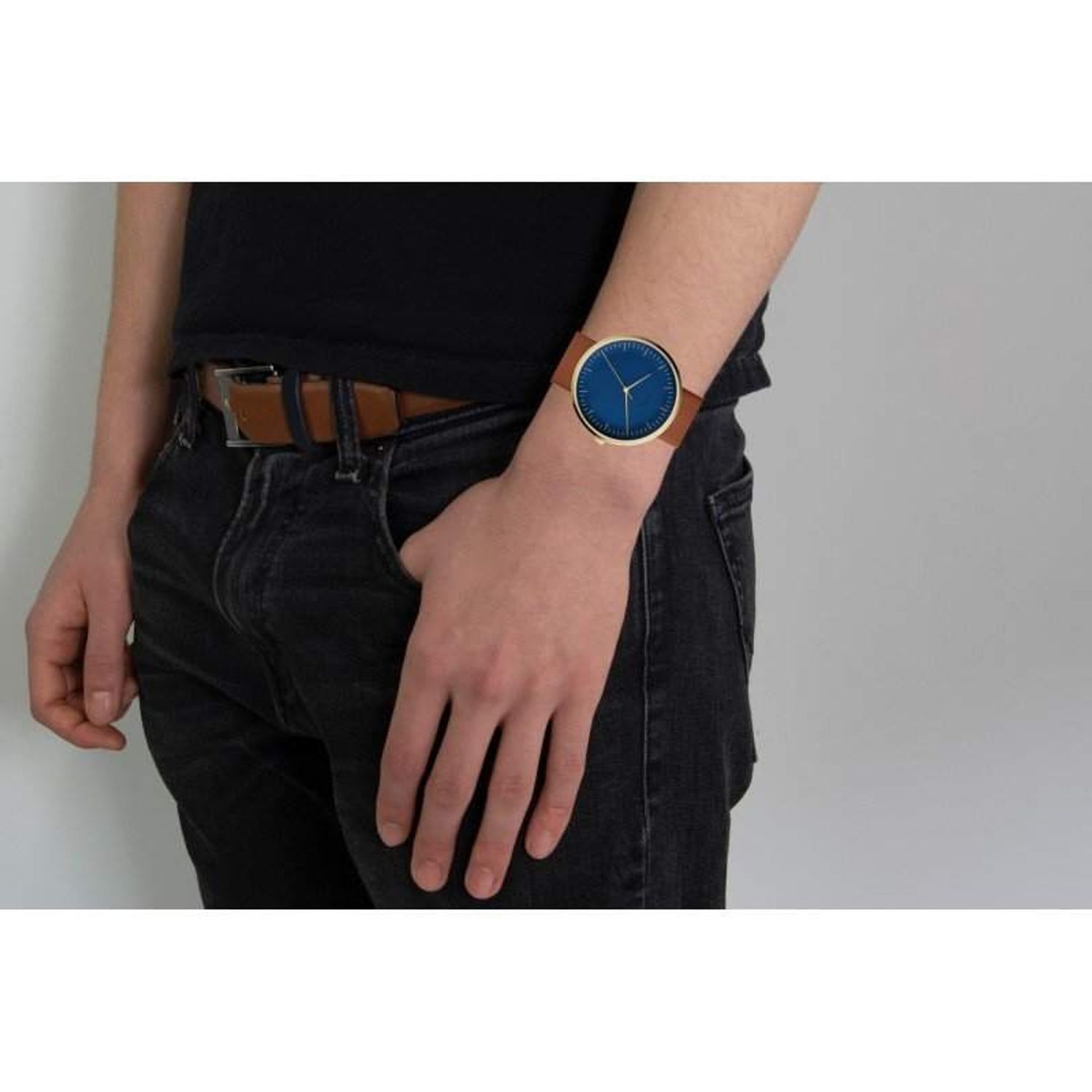 Ceas Barbati FOSSIL Model THE MINIMALIST FS5473 fotografia produsului View 3 L