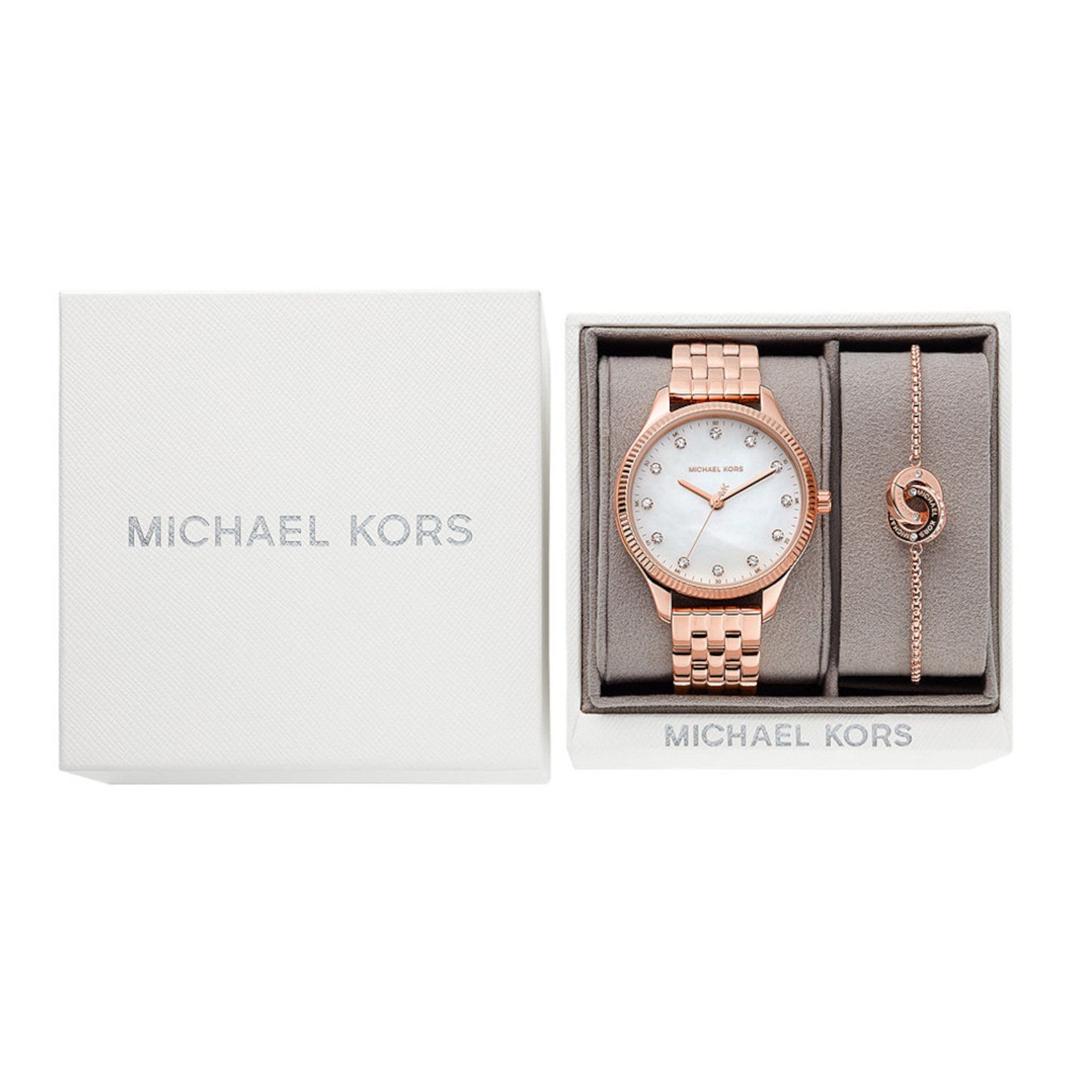 Ceas Dama, MICHAEL KORS, Lexington Set Ceas si Bratara MK1025 fotografia produsului View 2 L