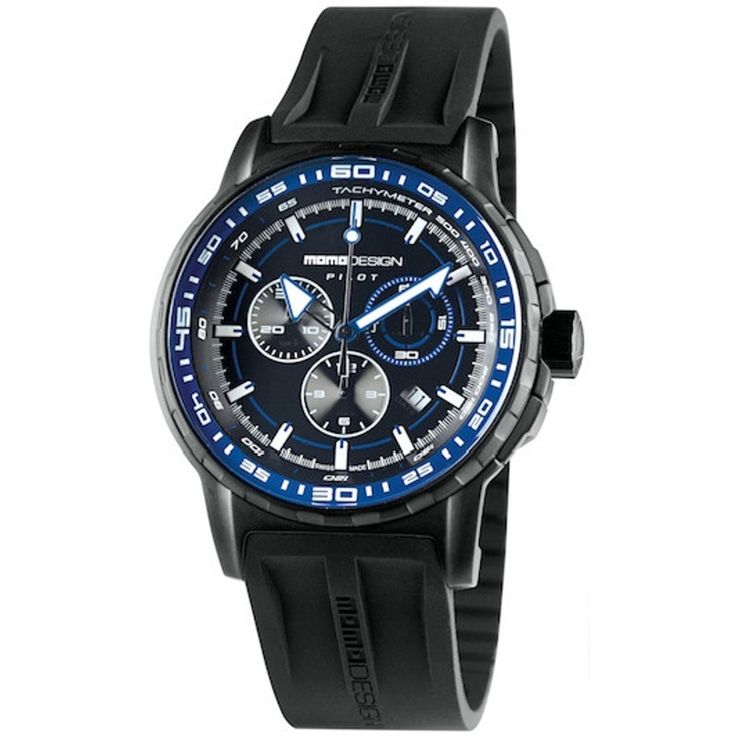 Ceas Barbati, Momo Design, Pilot Pro Chronograph MD2614BK-21 fotografia produsului