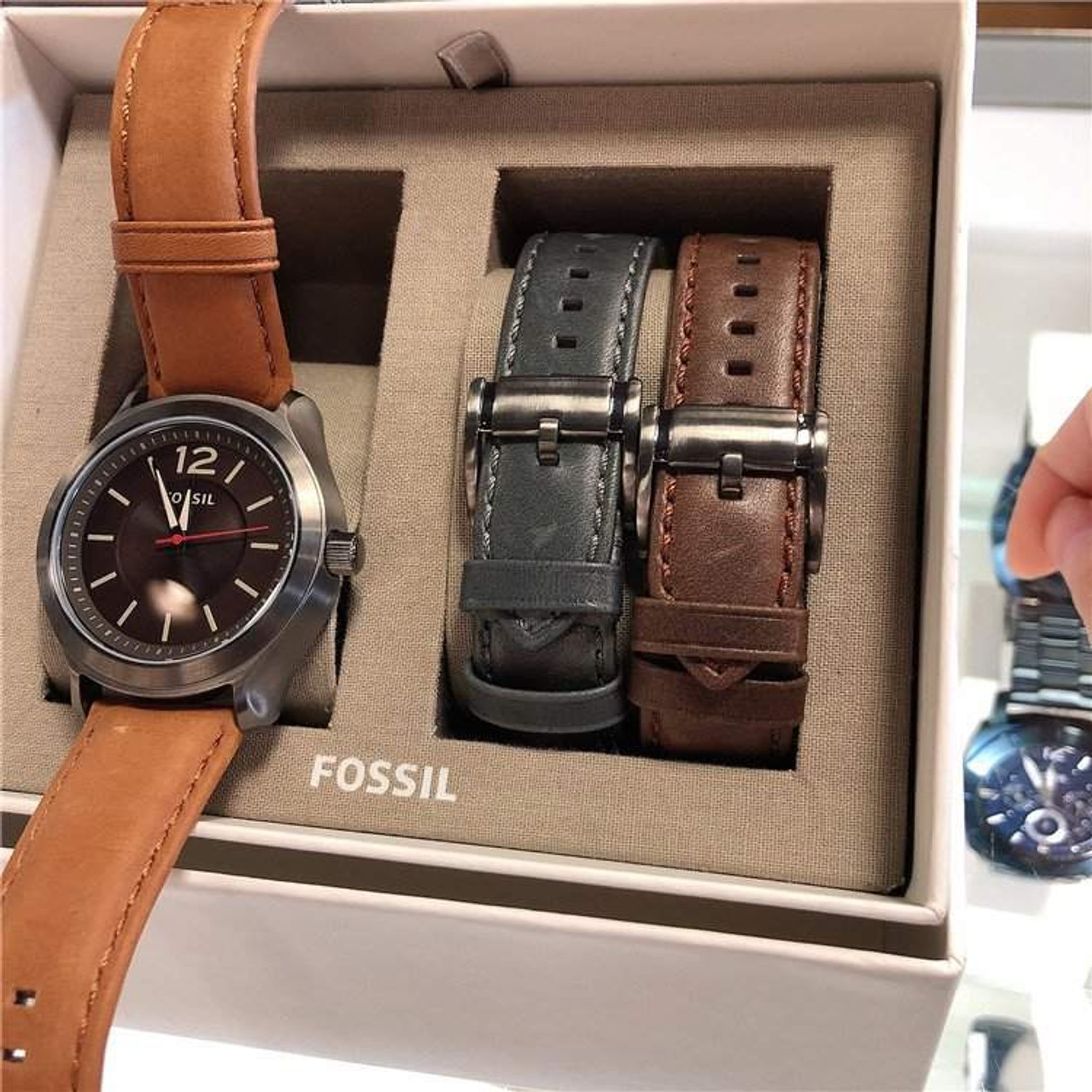 Ceas Barbati, Fossil, Editor BQ2396SET fotografia produsului View 3 L