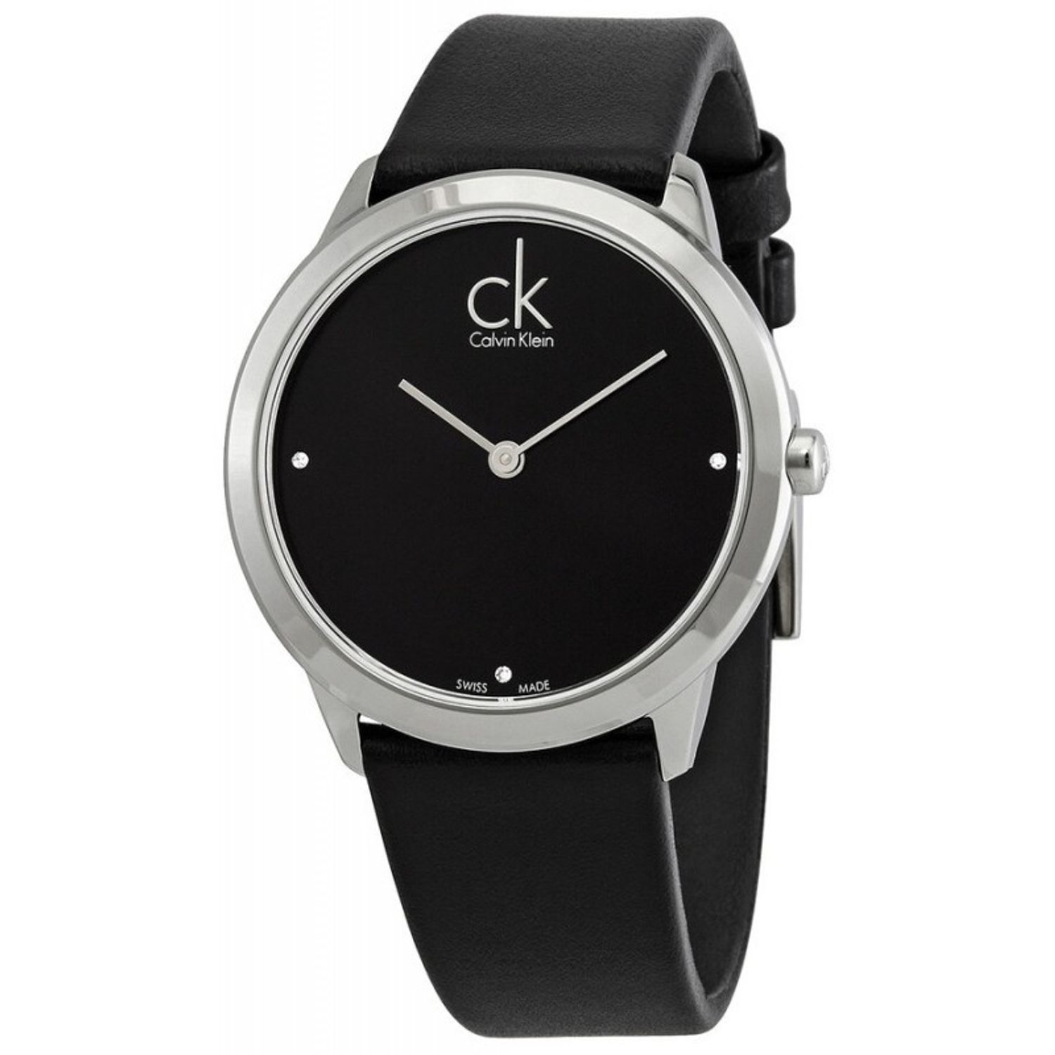 Ceas Dama, CALVIN KLEIN MINIMAL - 3 Diamonds K3M221CS fotografia produsului View 2 L