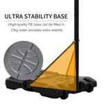 HomCom cos cu inaltime reglabila 175-215 cm fotografia produsului View 7 S