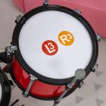 HOMCOM Set de Tobe de jucarie cu Multe Efecte Sonore si Microfon pentru Copii Rosu fotografia produsului View 7 S