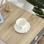 HomCom birou design nordic, 3 sertare, 110x50x77,5cm fotografia produsului View 6 S