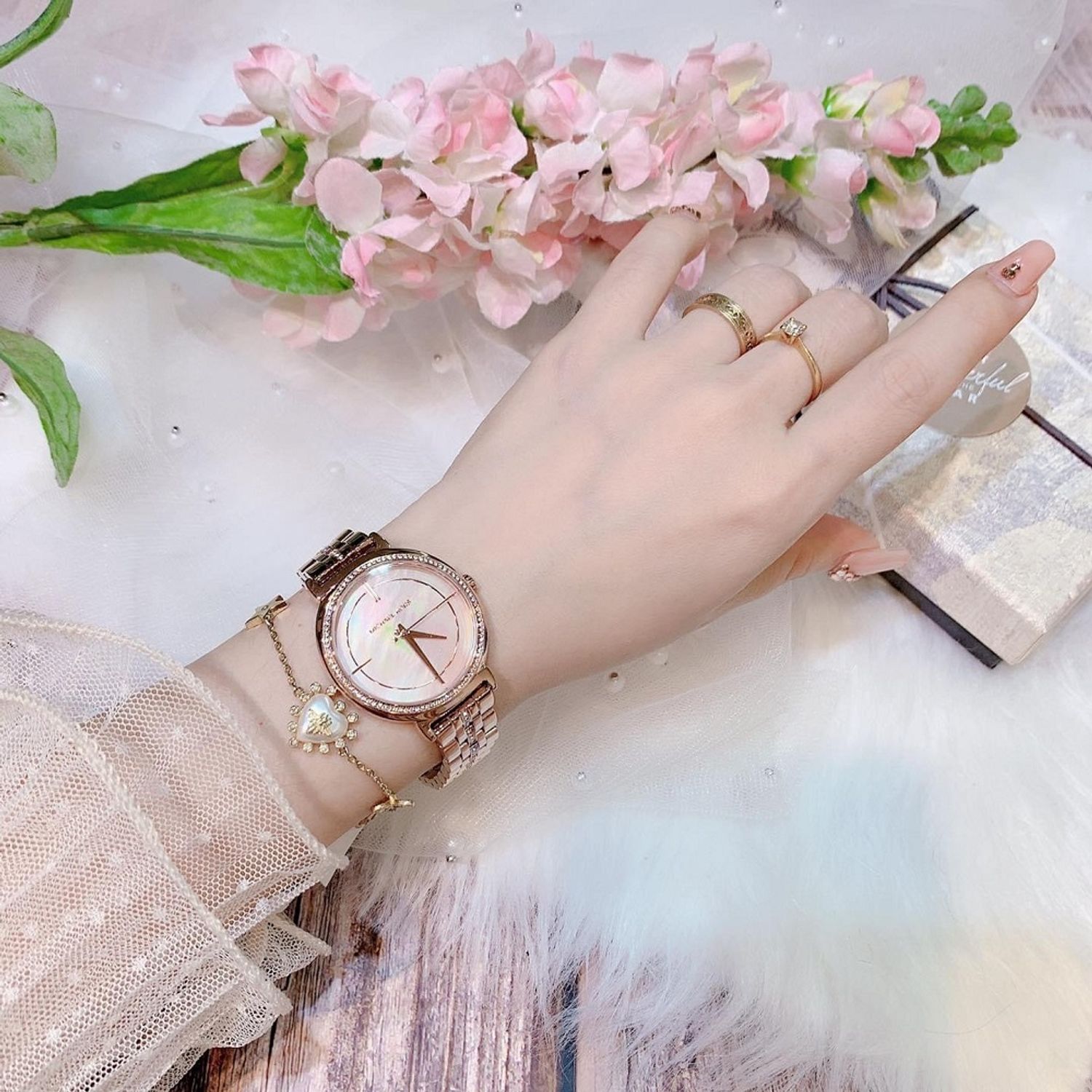 Ceas Dama, MICHAEL KORS, Cinthia MK3643 fotografia produsului View 2 L