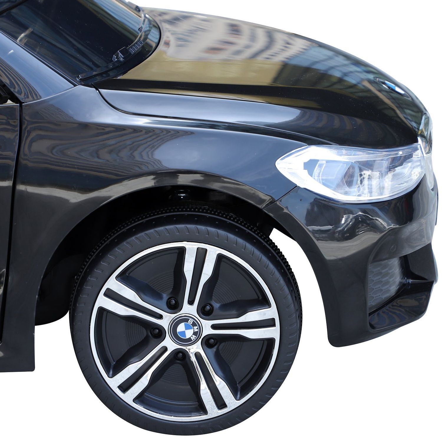 HomCom BMW masina electrica 6V cu telecomanda, neagra fotografia produsului View 7 L