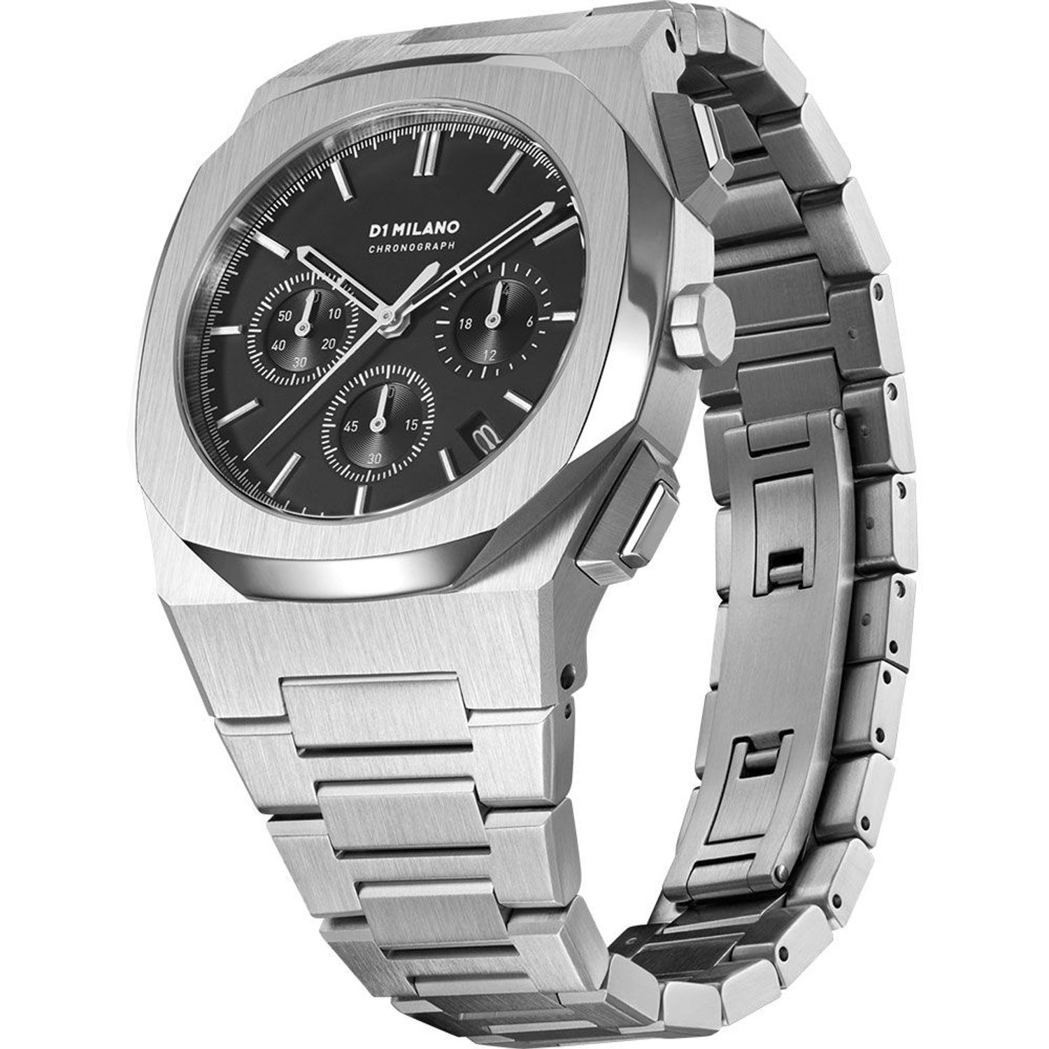 Ceas Barbati, D1 MILANO, BLACK D1-CHBJ01 fotografia produsului View 5 L