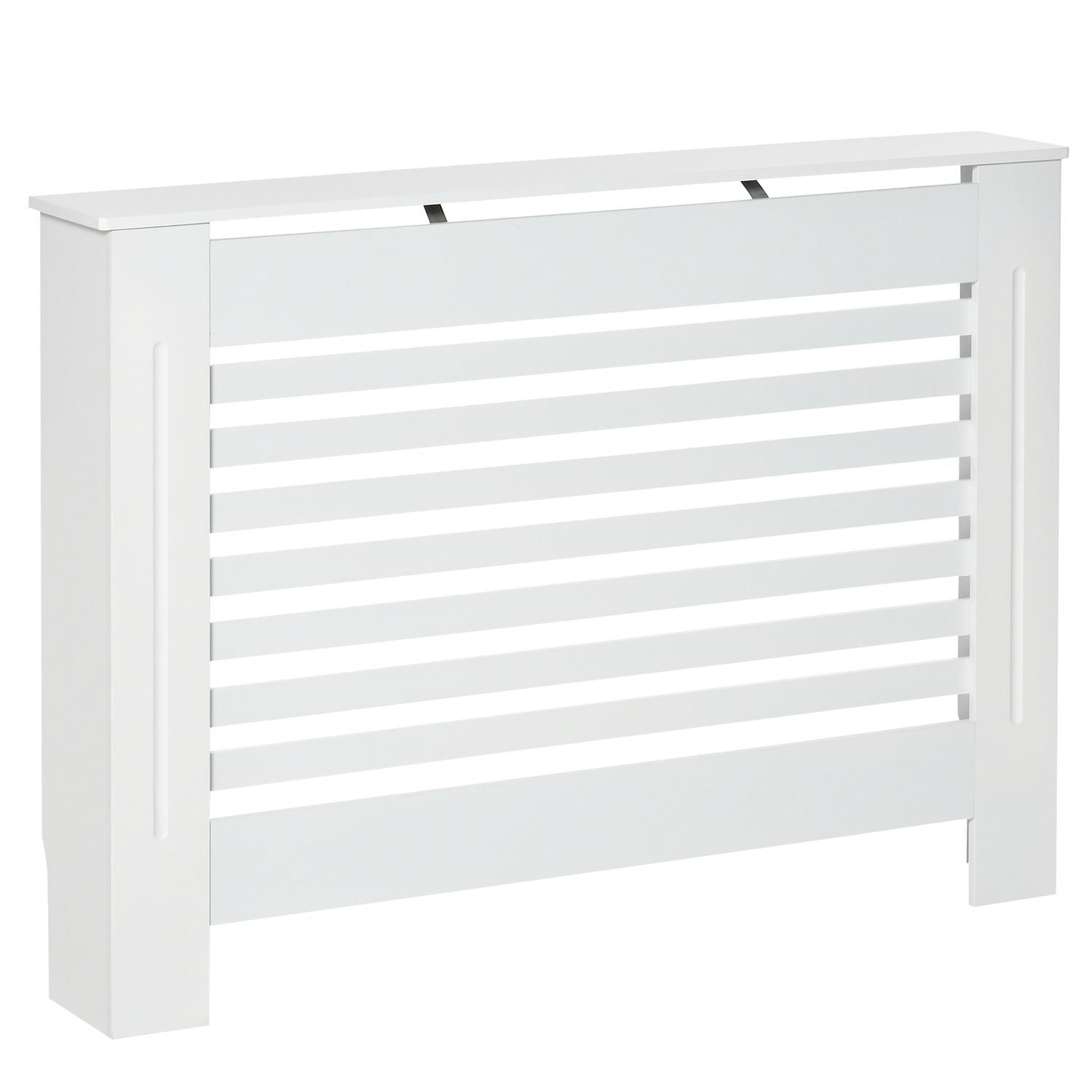 HomCom masca radiator, sipci MDF, 12x19x81cm, alb fotografia produsului