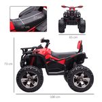 HomCom ATV electric 12V copii 3-5 ani, 100x65x73cm fotografia produsului View 2 S