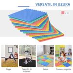 HomCom covor puzzle, 16 bucati 63.5x63.5x2cm, multicolor fotografia produsului View 4 S