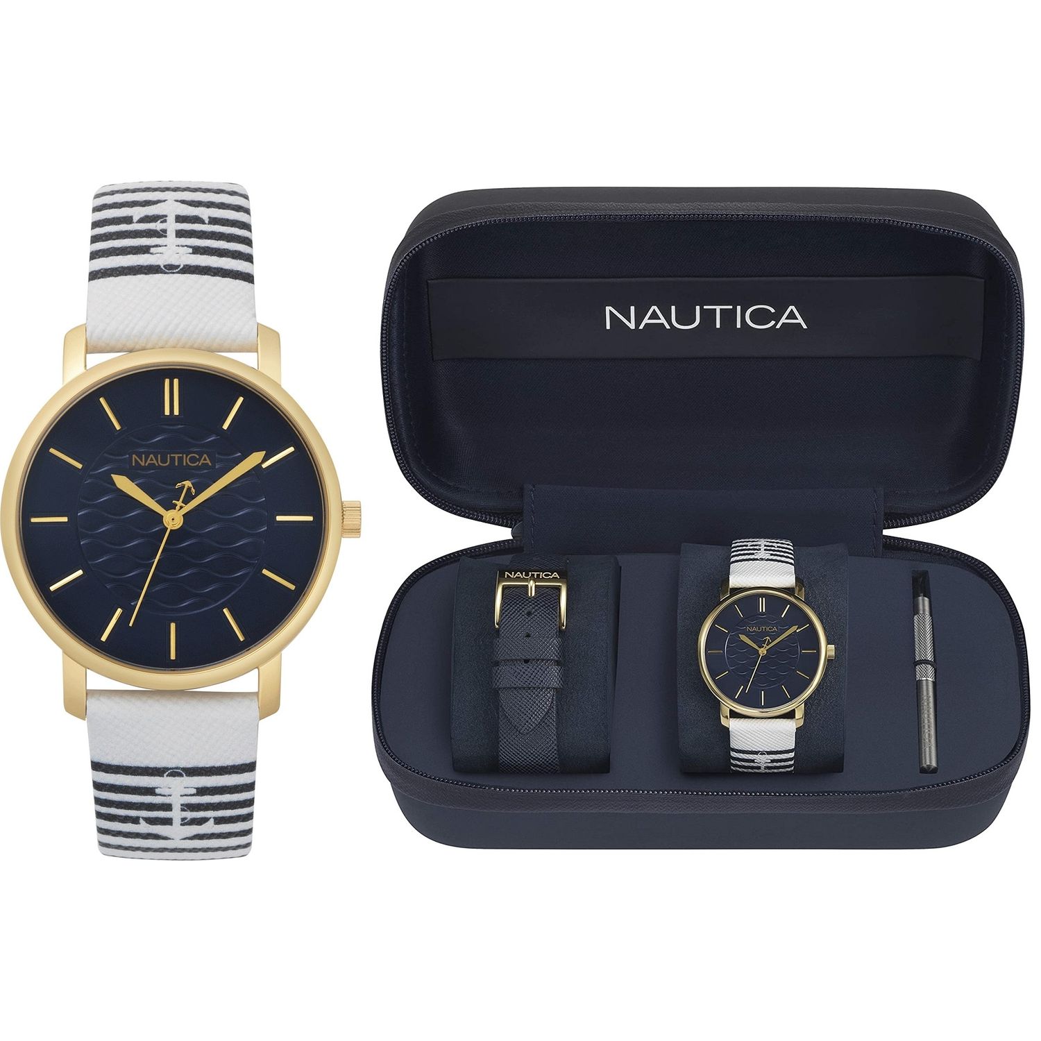 Ceas NAUTICA NAPCGS008 Special Pack + Extra Strap NAPCGS008 fotografia produsului