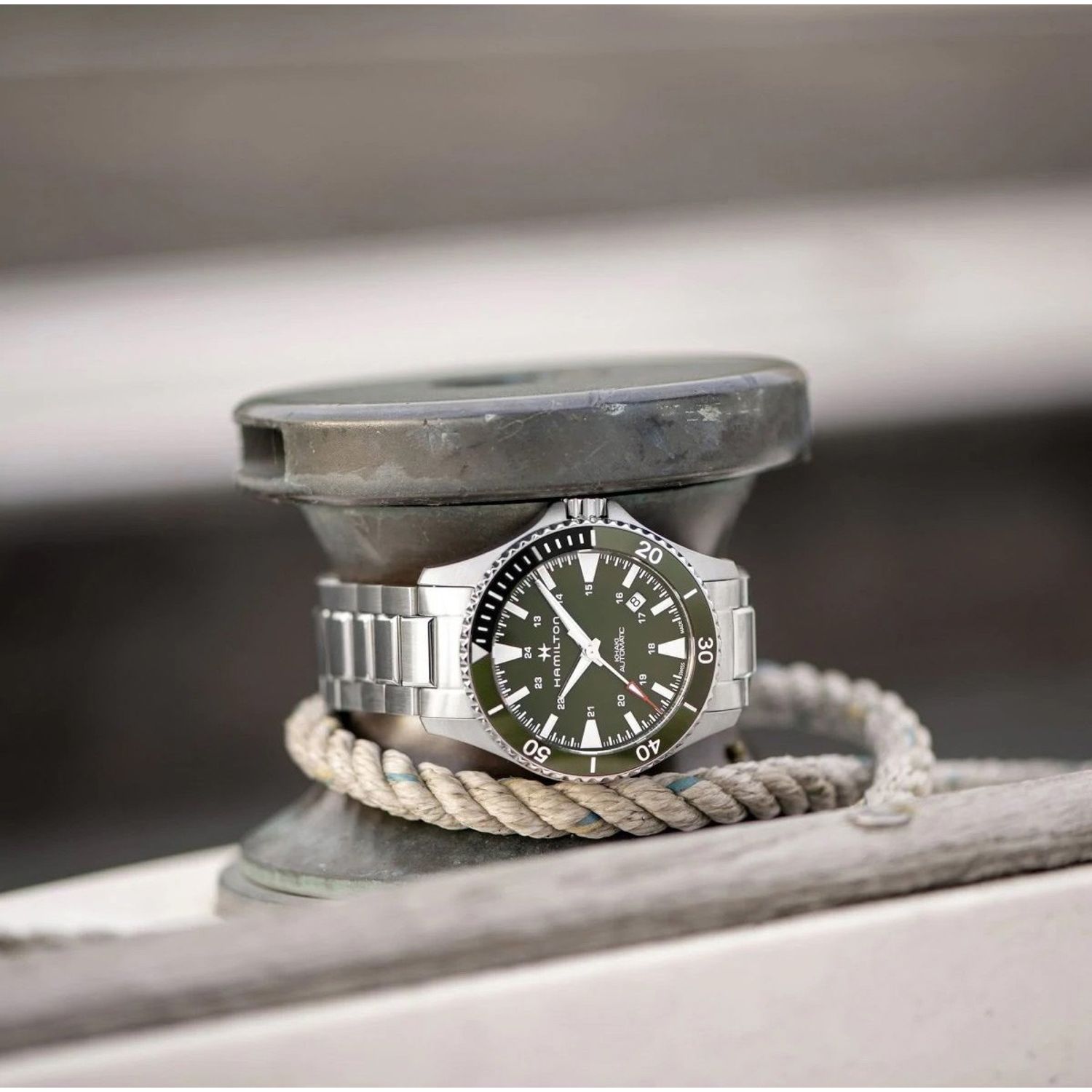 Ceas Barbati, HAMILTON, KHAKI NAVY H82375161 fotografia produsului View 5 L