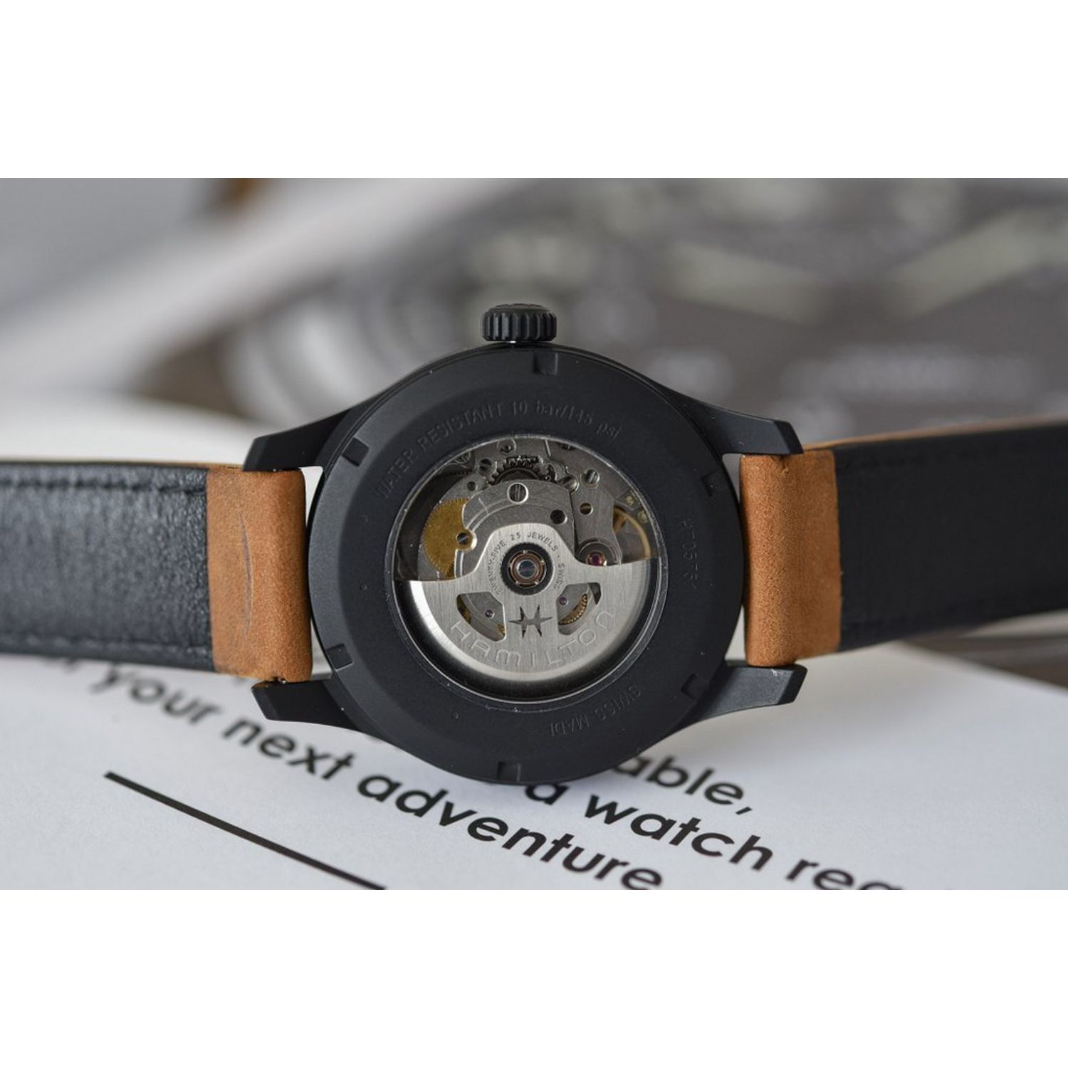 Ceas Barbati, Hamilton, Khaki Field H70665533 fotografia produsului View 9 L