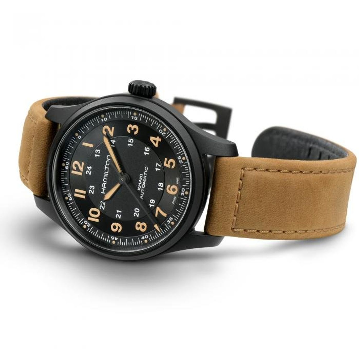 Ceas Barbati, Hamilton, Khaki Field H70665533 fotografia produsului View 2 L
