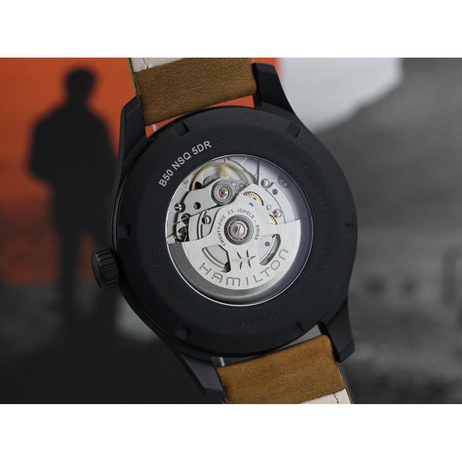 Ceas Barbati, Hamilton, Khaki Field H70665533 fotografia produsului View 12 L