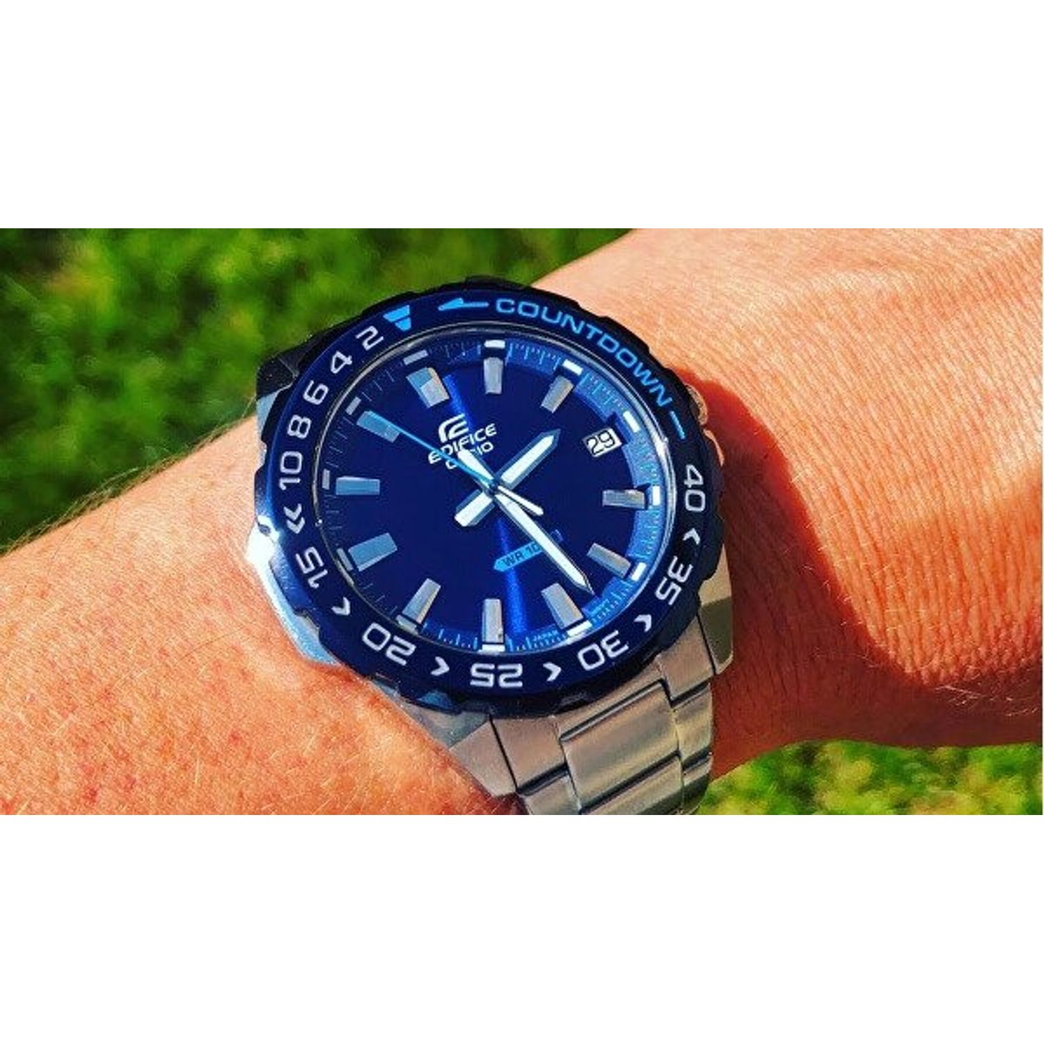 Ceas Barbati, Casio Edifice, Classic 3-Hands Analog EFV-120DB-2A fotografia produsului View 6 L