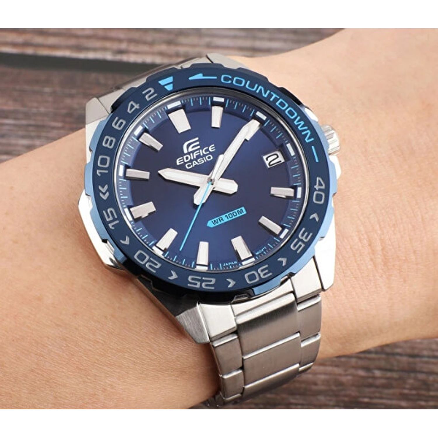 Ceas Barbati, Casio Edifice, Classic 3-Hands Analog EFV-120DB-2A fotografia produsului View 8 L