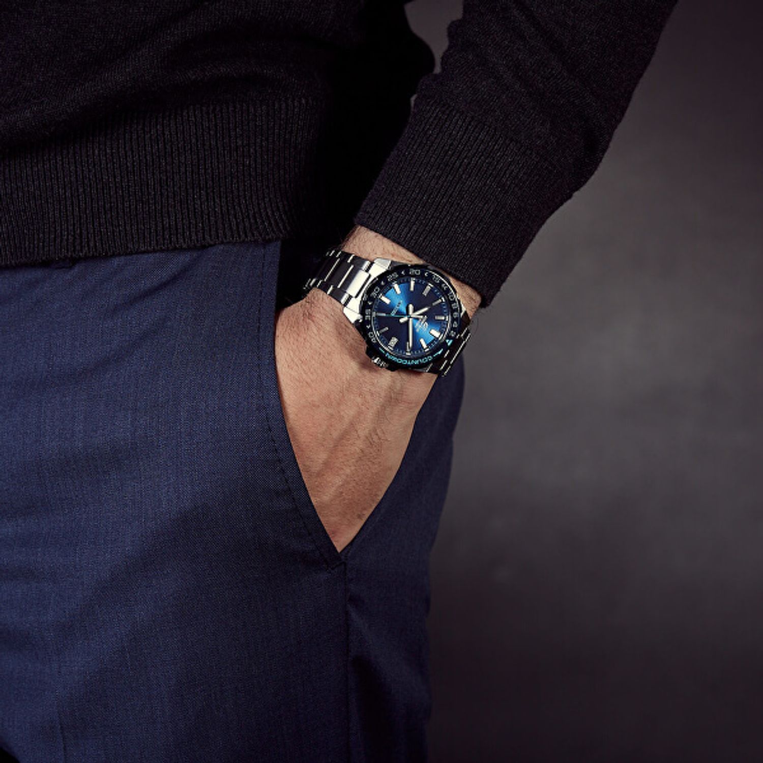 Ceas Barbati, Casio Edifice, Classic 3-Hands Analog EFV-120DB-2A fotografia produsului View 5 L
