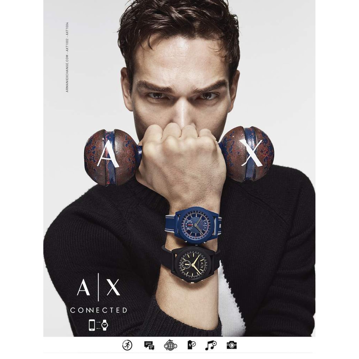 Ceas Barbati, Armani Exchange, Hybrid AXT1002 fotografia produsului View 3 L