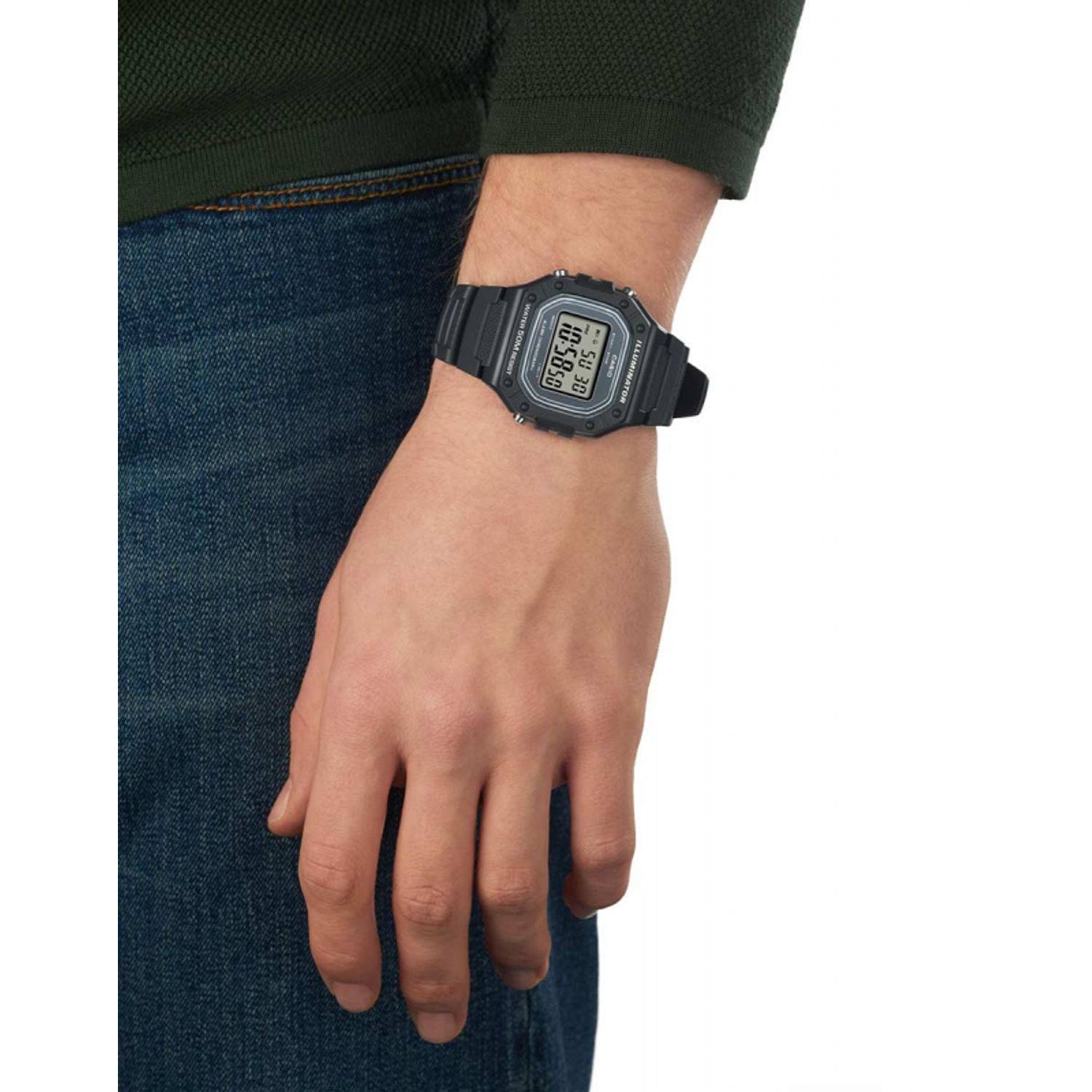 Ceas Barbati, Casio, Collection W-218H-8A fotografia produsului View 2 L