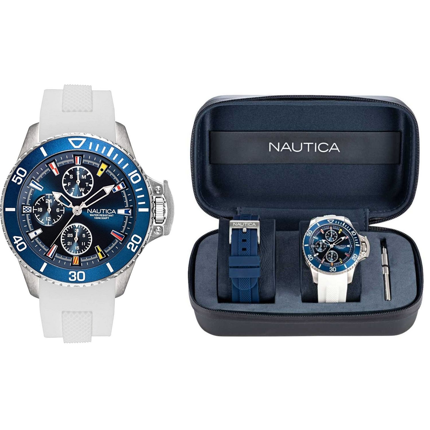 Ceas Barbati, NAUTICA BAYSIDE Special Pack + Extra Strap NAPBSP902 fotografia produsului