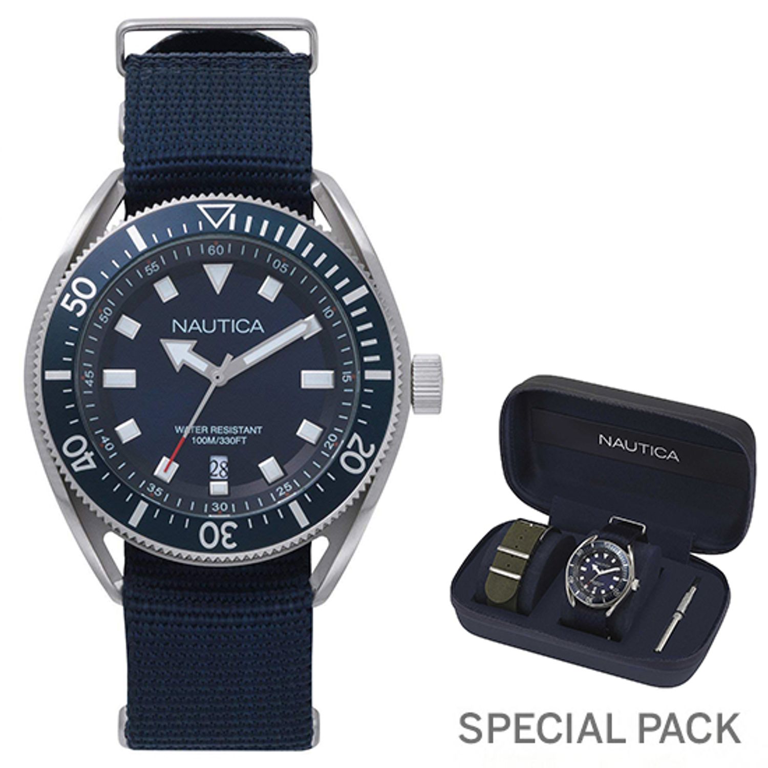 Ceas Barbati NAUTICA PORTOFINO (2 straps, special packaging) NAPPRF009 fotografia produsului