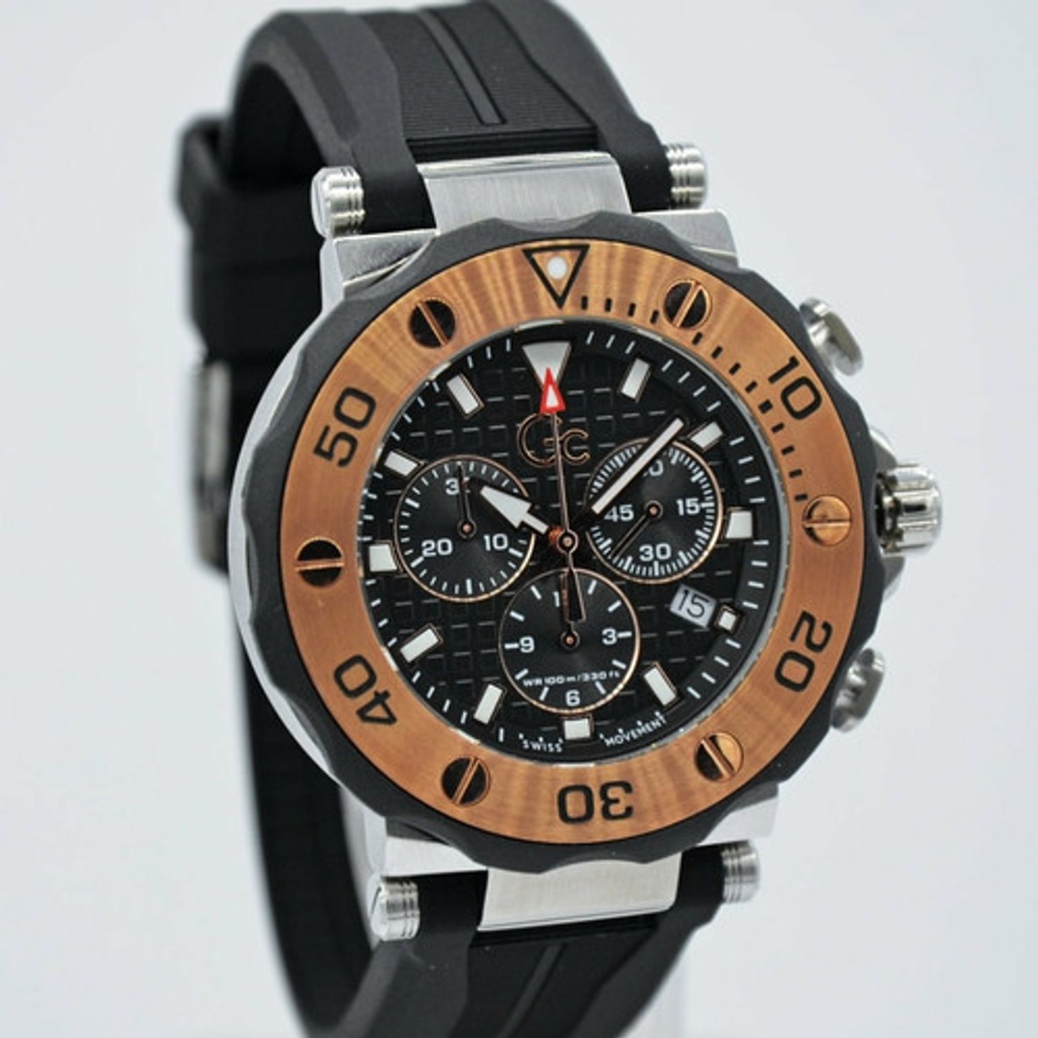 Ceas Barbati, GUESS, Gc DiverCode Chrono Y63003G2MF fotografia produsului View 2 L